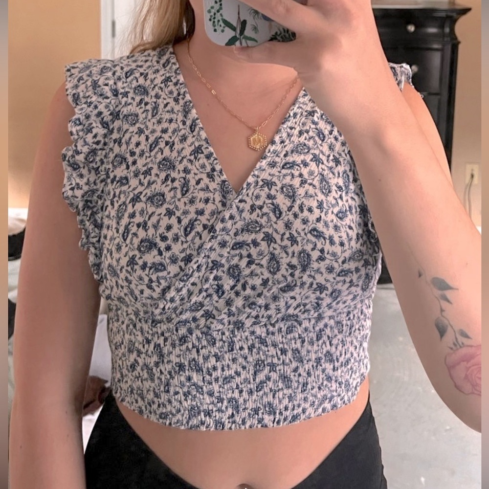 Ruffle Crop Top